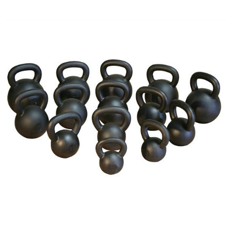 Body Solid Kettlebell gietijzer zwart 1 x 8 kg (KB08)  KKBCA8